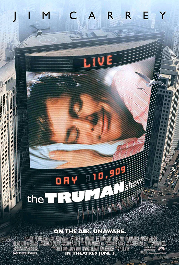 Poster of The Truman Show movie 
