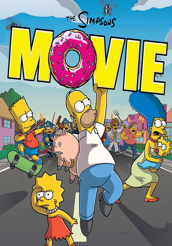 Poster of The Simpsons Movie movie 