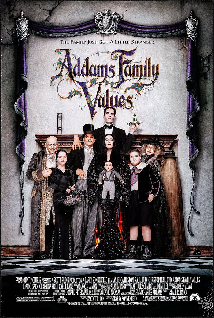 Poster of Addams Family Values movie 