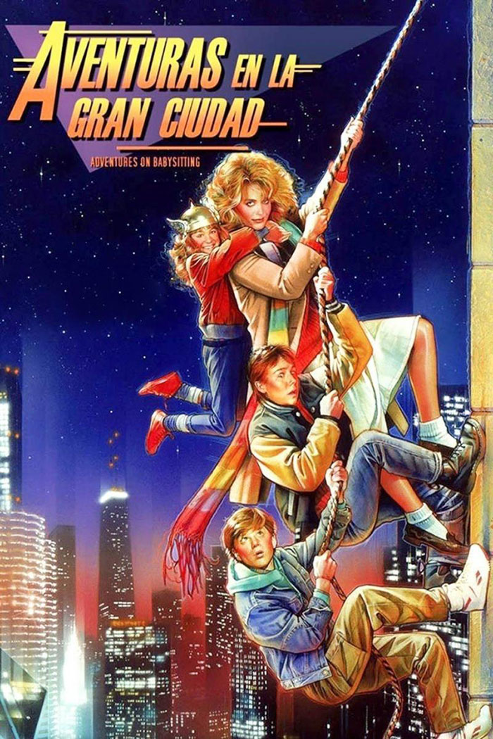 Poster of Adventures In Babysitting movie 