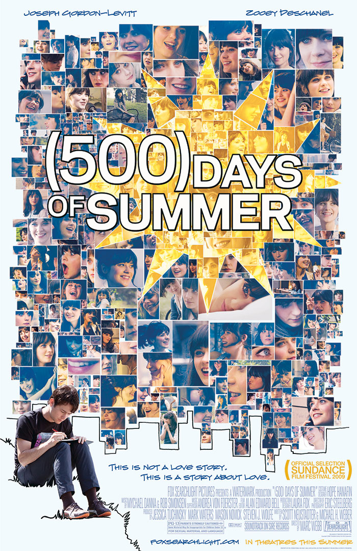 Poster of (500) Days Of Summer movie 