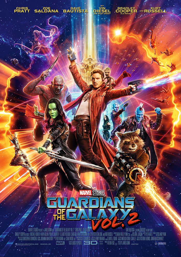 Poster of Guardians Of The Galaxy Vol. 2 movie 