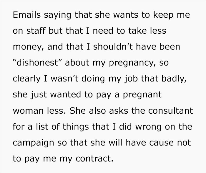 Pregnant Employee Is Sick And Tired Of Boss Not Paying Her, Forwards Her Nasty E-mail She Sent Her And Everyone Quits Pregnant Employee Is Sick And Tired Of Boss Not Paying Her, Forwards Her Nasty E-mail She Sent Her And Everyone Quits