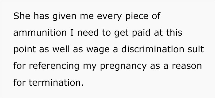Pregnant Employee Is Sick And Tired Of Boss Not Paying Her, Forwards Her Nasty E-mail She Sent Her And Everyone Quits Pregnant Employee Is Sick And Tired Of Boss Not Paying Her, Forwards Her Nasty E-mail She Sent Her And Everyone Quits