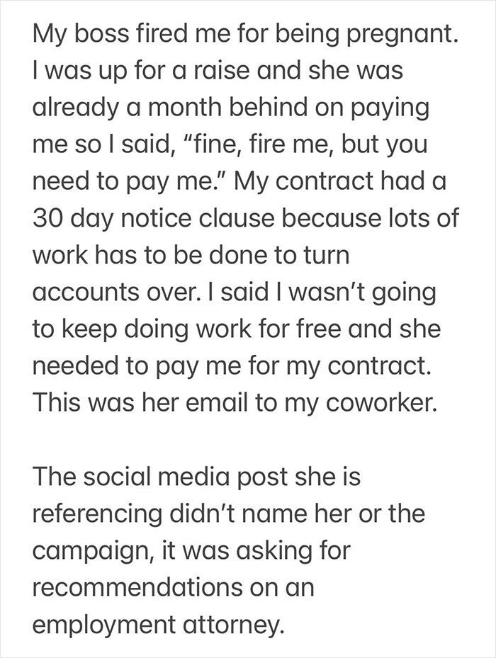 Pregnant Employee Is Sick And Tired Of Boss Not Paying Her, Forwards Her Nasty E-mail She Sent Her And Everyone Quits Pregnant Employee Is Sick And Tired Of Boss Not Paying Her, Forwards Her Nasty E-mail She Sent Her And Everyone Quits