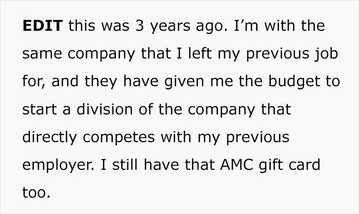 Boss Tries To Scare Off Employee For Quitting For A Better Job, Worker's Soon-To-Be CEO Steps In And Threatens The Boss Boss Tries To Scare Off Employee For Quitting For A Better Job, Worker's Soon-To-Be CEO Steps In And Threatens The Boss