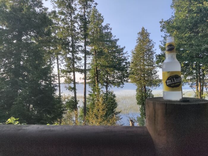 Mike's Hard Lemonade.. Drummond Island, Michigan