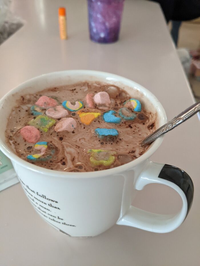 Lucky Charms Hot Chocolate