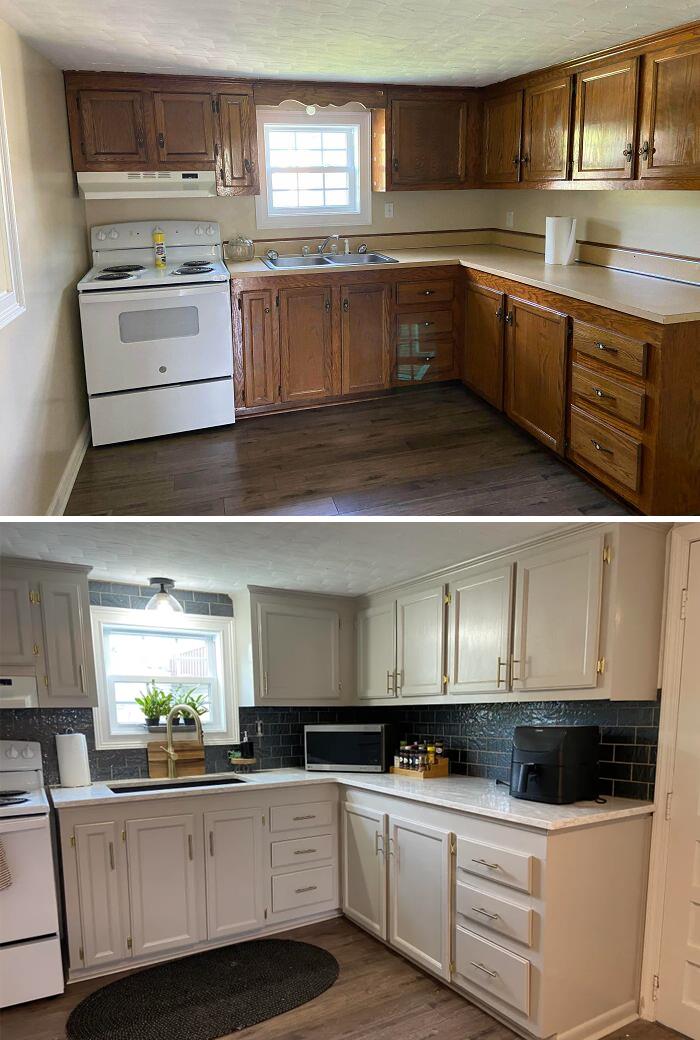 Before And After Of My Kitchen Update