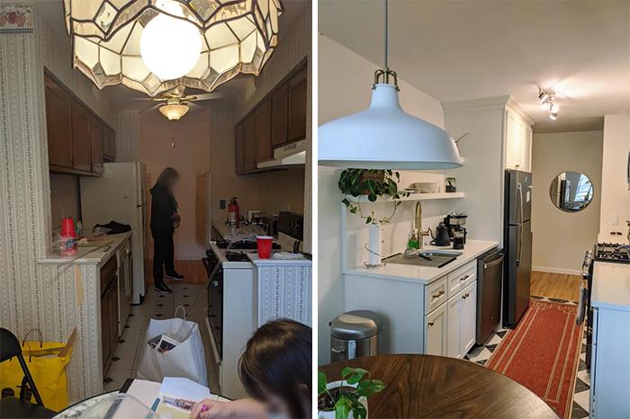 Before And After Of My Renovated Kitchen - Nj