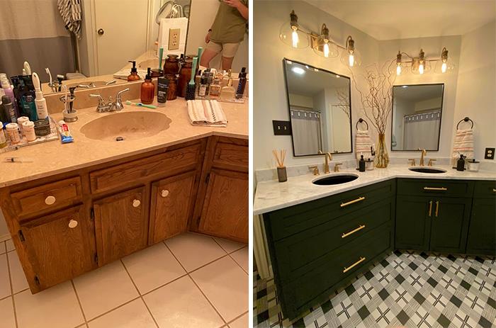 Our Bathroom Remodel In Austin, Tx. Before And After