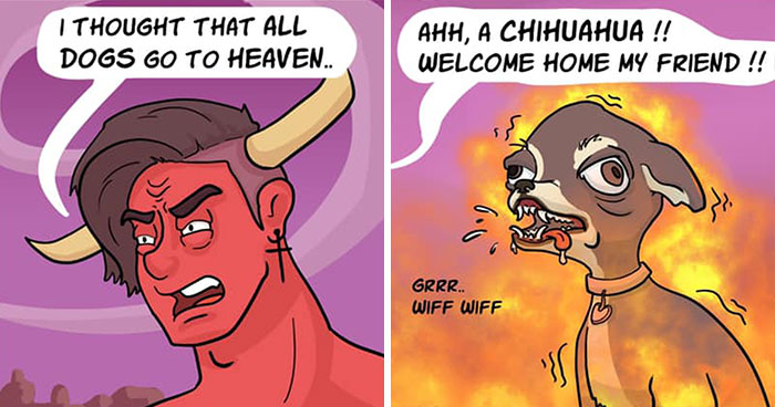 19 Comics With Absurd Situations And Unexpected Endings Made By This Artist