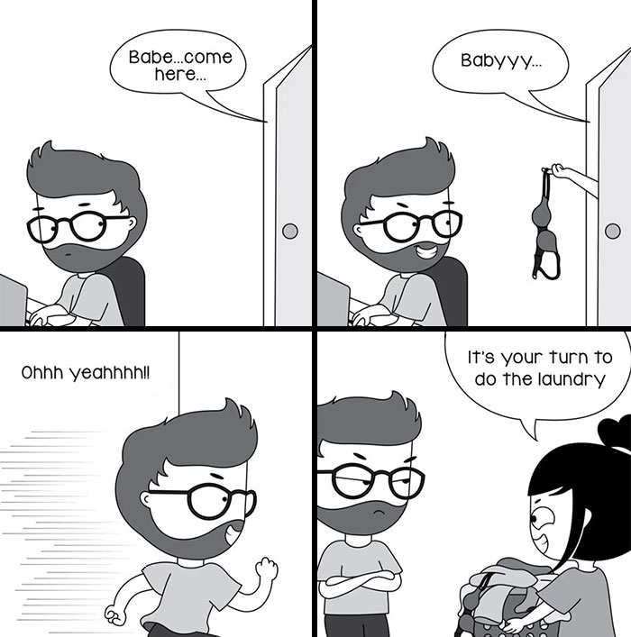 30 Unbearably Cute Couple Comics By Anjali Comics