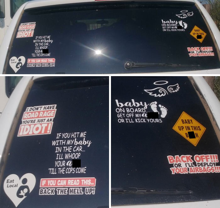 My Mother's Cringe Bumper Stickers. No My Flash Wasn't On It Was The Reflection Of The Sun.