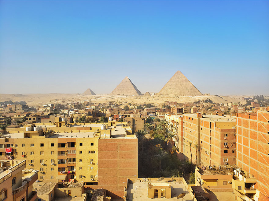 View From Our Airbnb - Giza, Egypt