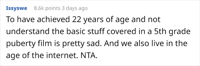 22-Year-Old Guy Believes Periods Come From Butts, Mansplains How Anatomy Works When His Date Doesn't Agree With Him 22-Year-Old Guy Believes Periods Come From Butts, Mansplains How Anatomy Works When His Date Doesn't Agree With Him