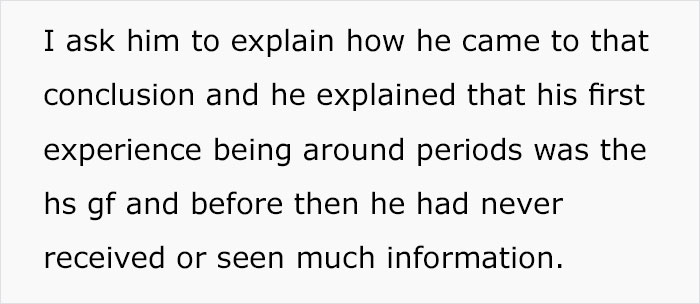 22-Year-Old Guy Believes Periods Come From Butts, Mansplains How Anatomy Works When His Date Doesn't Agree With Him 22-Year-Old Guy Believes Periods Come From Butts, Mansplains How Anatomy Works When His Date Doesn't Agree With Him