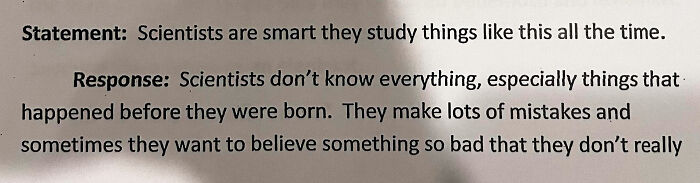 Dad Shows The Ridiculous Anti-Science Project His Daughter Got At A Texan School Dad Shows The Ridiculous Anti-Science Project His Daughter Got At A Texan School