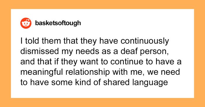 Deaf Daughter Begs Parents To Learn Sign Language For Years, Finally Gives Them An Ultimatum After They Refuse Yet Again