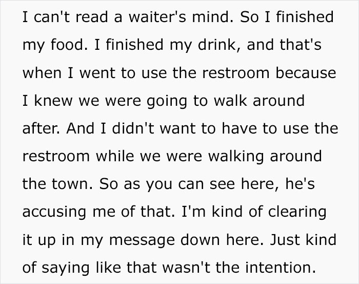 "This Is Why Dating Is Miserable": Guy Accuses Date Of Using Him For His Money After She Goes To The Bathroom And The Check Arrives "This Is Why Dating Is Miserable": Guy Accuses Date Of Using Him For His Money After She Goes To The Bathroom And The Check Arrives