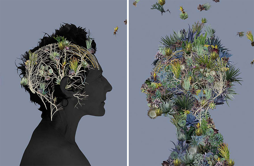 Creative Growth From The Series 'Noisy Brain' By Sandra Klein