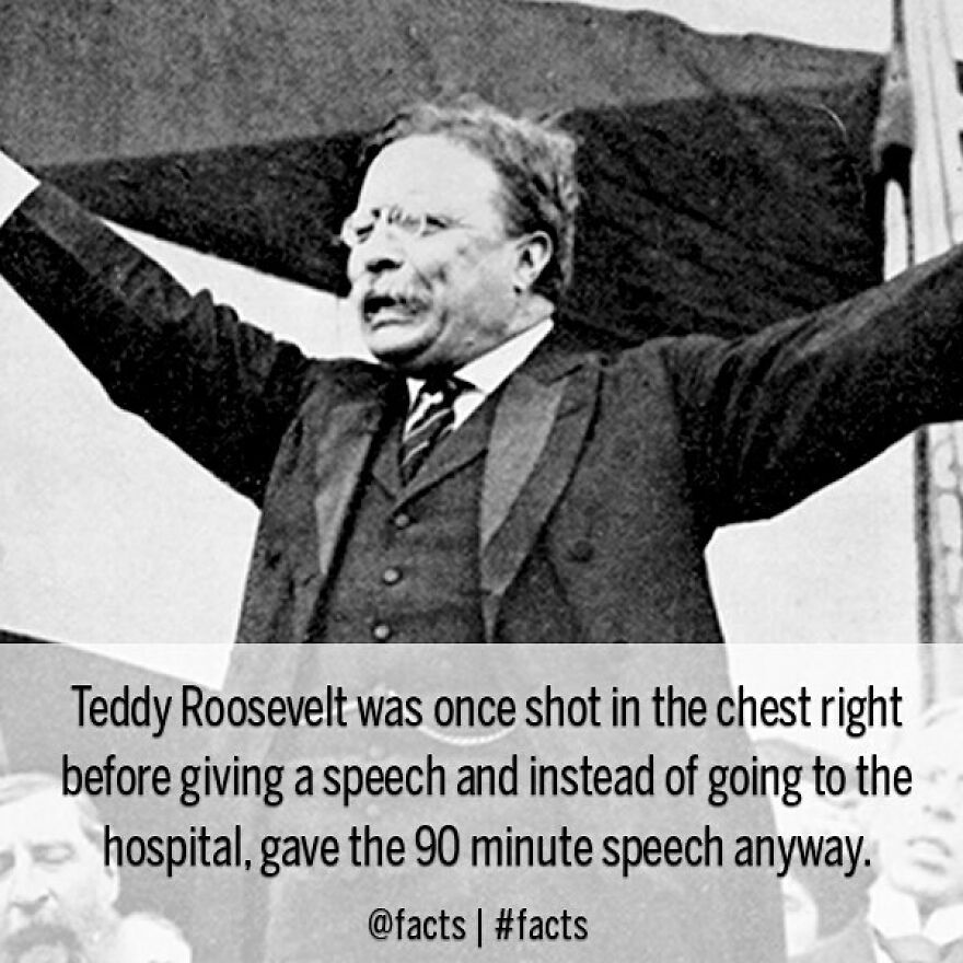 #facts #theodoreroosevelt #shot #speech #violence