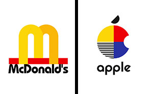 These Designers Reimagined Famous Logos In 6 Different Graphic Design Styles