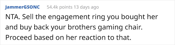 Broke Woman Sells Her Fiancé's Deceased Brother's Gaming Chair So She Could Go To The Gym Broke Woman Sells Her Fiancé's Deceased Brother's Gaming Chair So She Could Go To The Gym