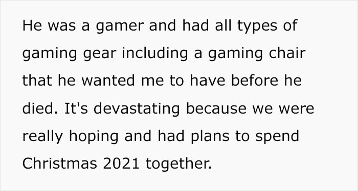 Broke Woman Sells Her Fiancé's Deceased Brother's Gaming Chair So She Could Go To The Gym Broke Woman Sells Her Fiancé's Deceased Brother's Gaming Chair So She Could Go To The Gym