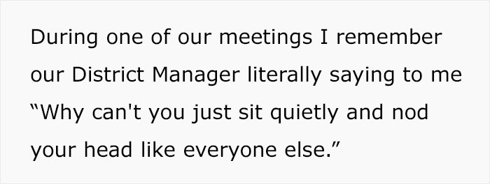 "Why Can't You Just Sit Quiet And Nod Your Head Like Everyone Else?": Manager Fired For Standing Up For His Employees