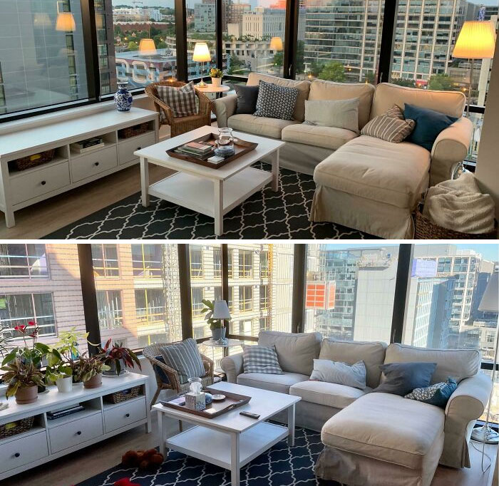 The View From My Apartment When I Moved In vs. Now