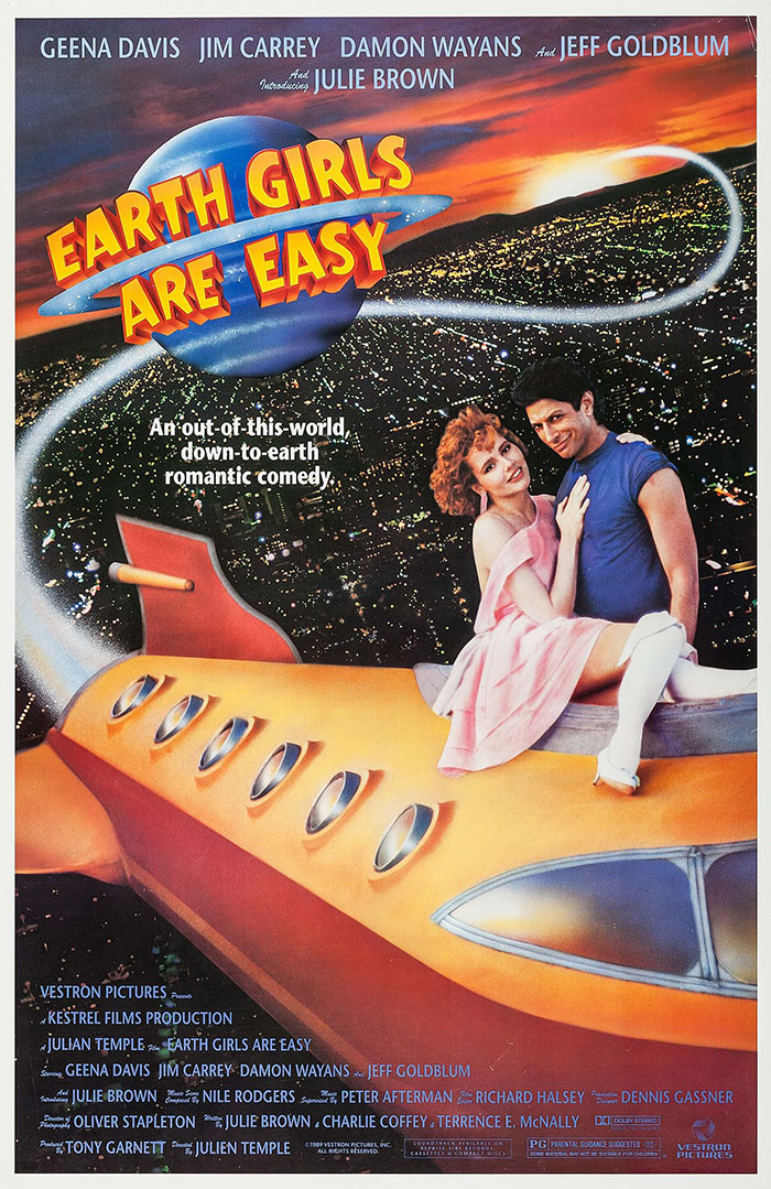 Poster of Earth Girls Are Easy movie 