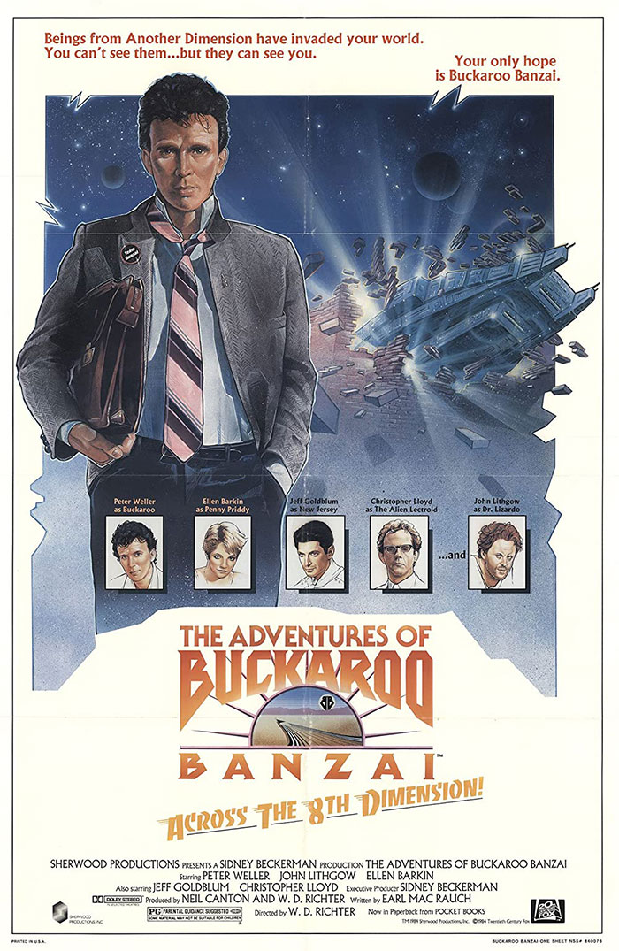 Poster of The Adventures Of Buckaroo Banzai Across The 8th Dimension movie 