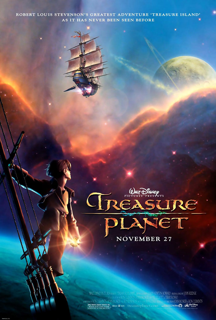 Poster of Treasure Planet movie 