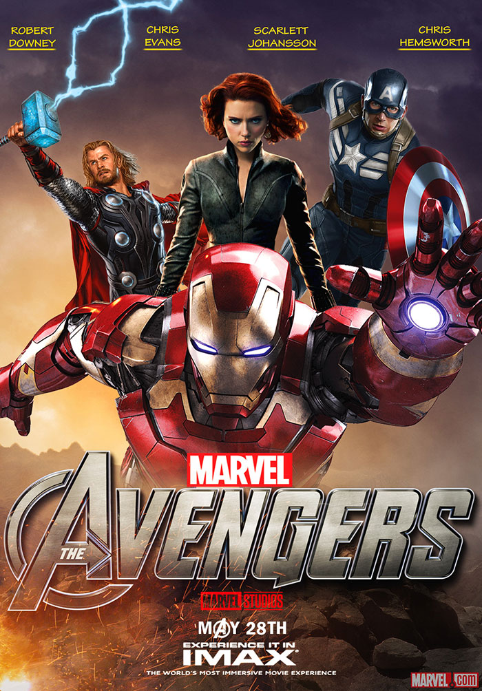 Poster of The Avengers movie 