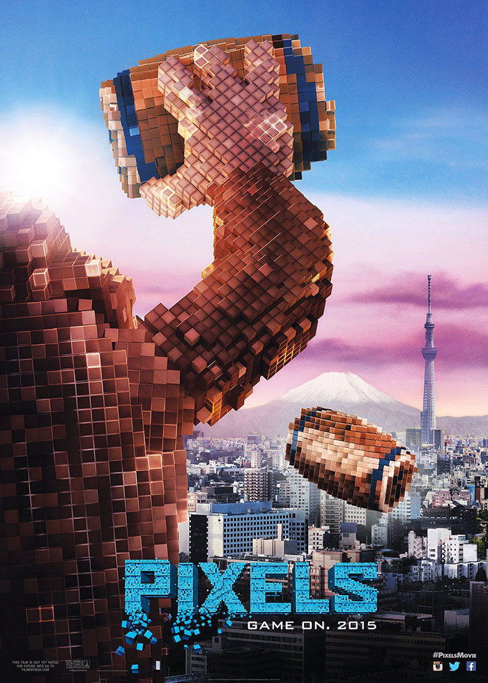 Poster of Pixels movie 