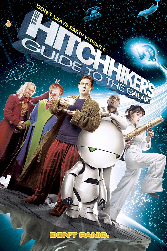 Poster of The Hitchhiker's Guide To The Galaxy movie 