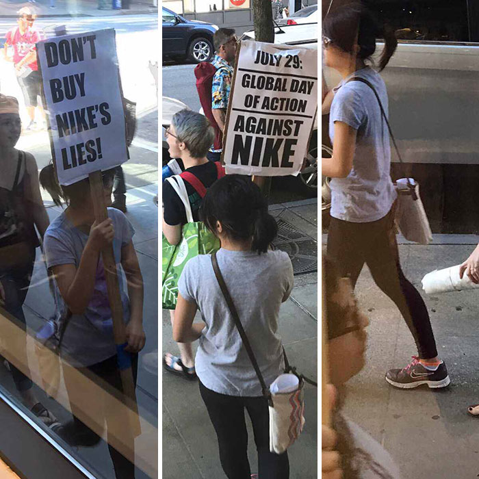 Protesting Nike While Wearing Nikes