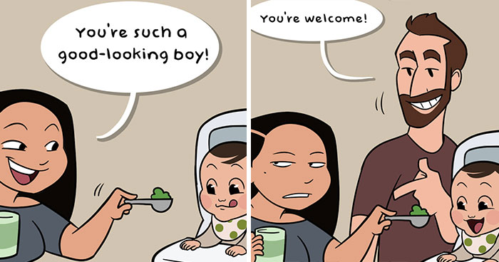 I Capture My And My Husband’s Parenting Problems And Joys In 50 Honest Comics