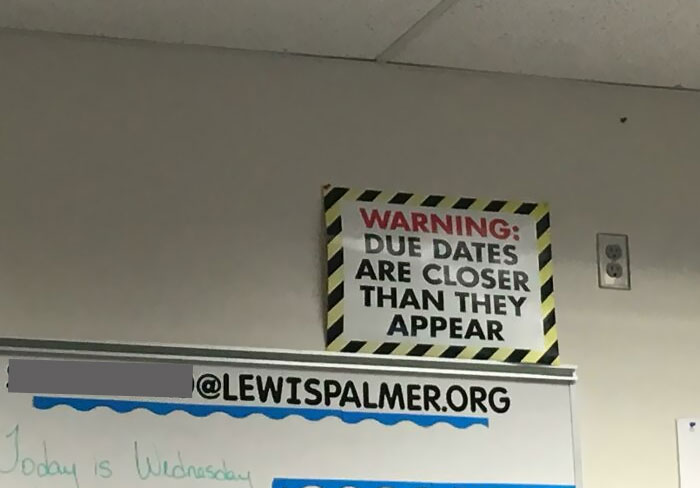 Tell Me You Never Had A Teacher With This Sign
