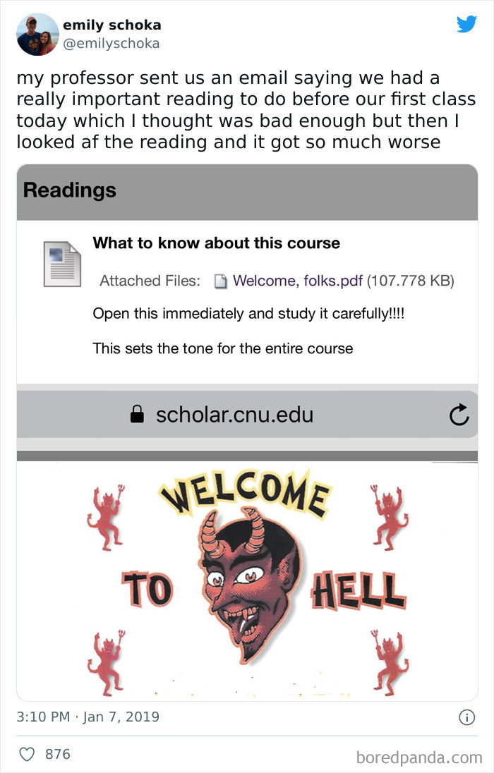 Worst Student Email Examples 30 Hilarious Times College Students Got The Wildest Emails From Their ...