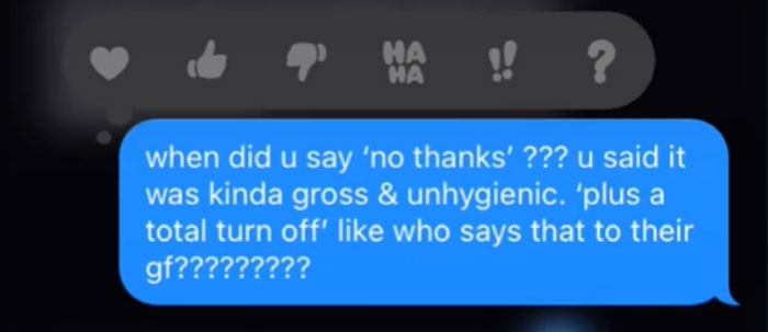 Woman Sends Her Boyfriend A Pic Of Her Hairy Legs To Have A Laugh, Doesn't Expect He Would Respond By Shaming Her Woman Sends Her Boyfriend A Pic Of Her Hairy Legs To Have A Laugh, Doesn't Expect He Would Respond By Shaming Her