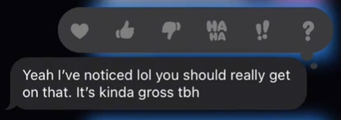 Woman Sends Her Boyfriend A Pic Of Her Hairy Legs To Have A Laugh, Doesn't Expect He Would Respond By Shaming Her Woman Sends Her Boyfriend A Pic Of Her Hairy Legs To Have A Laugh, Doesn't Expect He Would Respond By Shaming Her