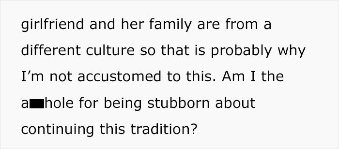 Groom Rejects Bride's 'Weird Family Tradition' Of Spending The Night With Her Mom, Drama Ensues Groom Rejects Bride's 'Weird Family Tradition' Of Spending The Night With Her Mom, Drama Ensues