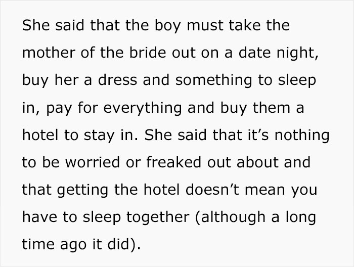 Groom Rejects Bride's 'Weird Family Tradition' Of Spending The Night With Her Mom, Drama Ensues Groom Rejects Bride's 'Weird Family Tradition' Of Spending The Night With Her Mom, Drama Ensues
