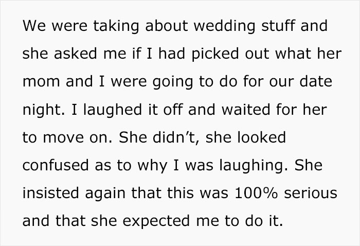Groom Rejects Bride's 'Weird Family Tradition' Of Spending The Night With Her Mom, Drama Ensues Groom Rejects Bride's 'Weird Family Tradition' Of Spending The Night With Her Mom, Drama Ensues