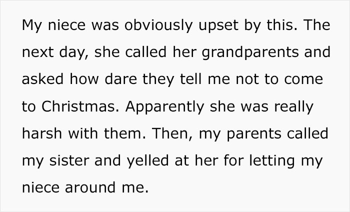 Gay Man Explains His Sexuality Is The Reason He's Not Invited To Christmas Gatherings At Grandparents', 10 Y.O. Niece Confronts Them Gay Man Explains His Sexuality Is The Reason He's Not Invited To Christmas Gatherings At Grandparents', 10 Y.O. Niece Confronts Them