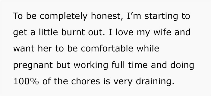 Husband Fed Up With Doing 100% Of The Chores While Pregnant Wife Is Doing Nothing Finally Snaps Husband Fed Up With Doing 100% Of The Chores While Pregnant Wife Is Doing Nothing Finally Snaps