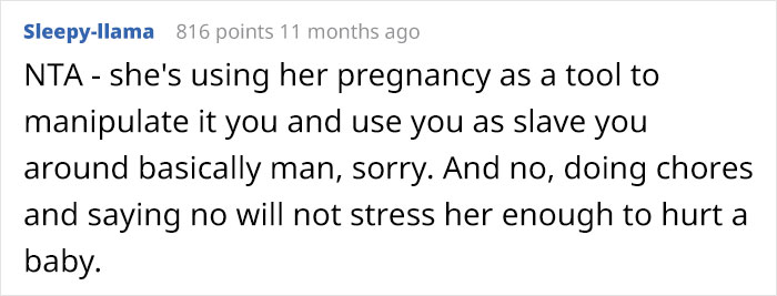 Husband Fed Up With Doing 100% Of The Chores While Pregnant Wife Is Doing Nothing Finally Snaps Husband Fed Up With Doing 100% Of The Chores While Pregnant Wife Is Doing Nothing Finally Snaps