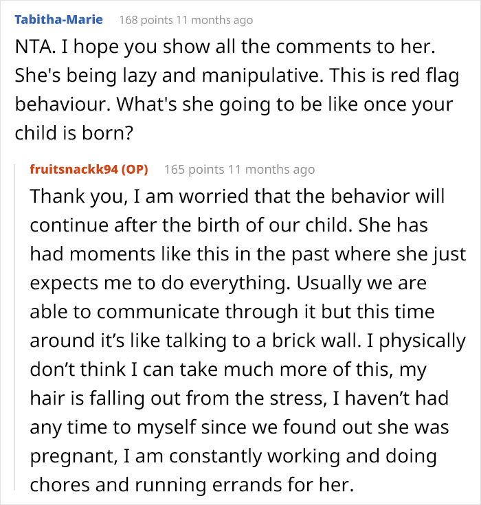 Husband Fed Up With Doing 100% Of The Chores While Pregnant Wife Is Doing Nothing Finally Snaps Husband Fed Up With Doing 100% Of The Chores While Pregnant Wife Is Doing Nothing Finally Snaps